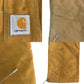 90s Carhartt Duck Double Knee Bib Overall Duck Coverall