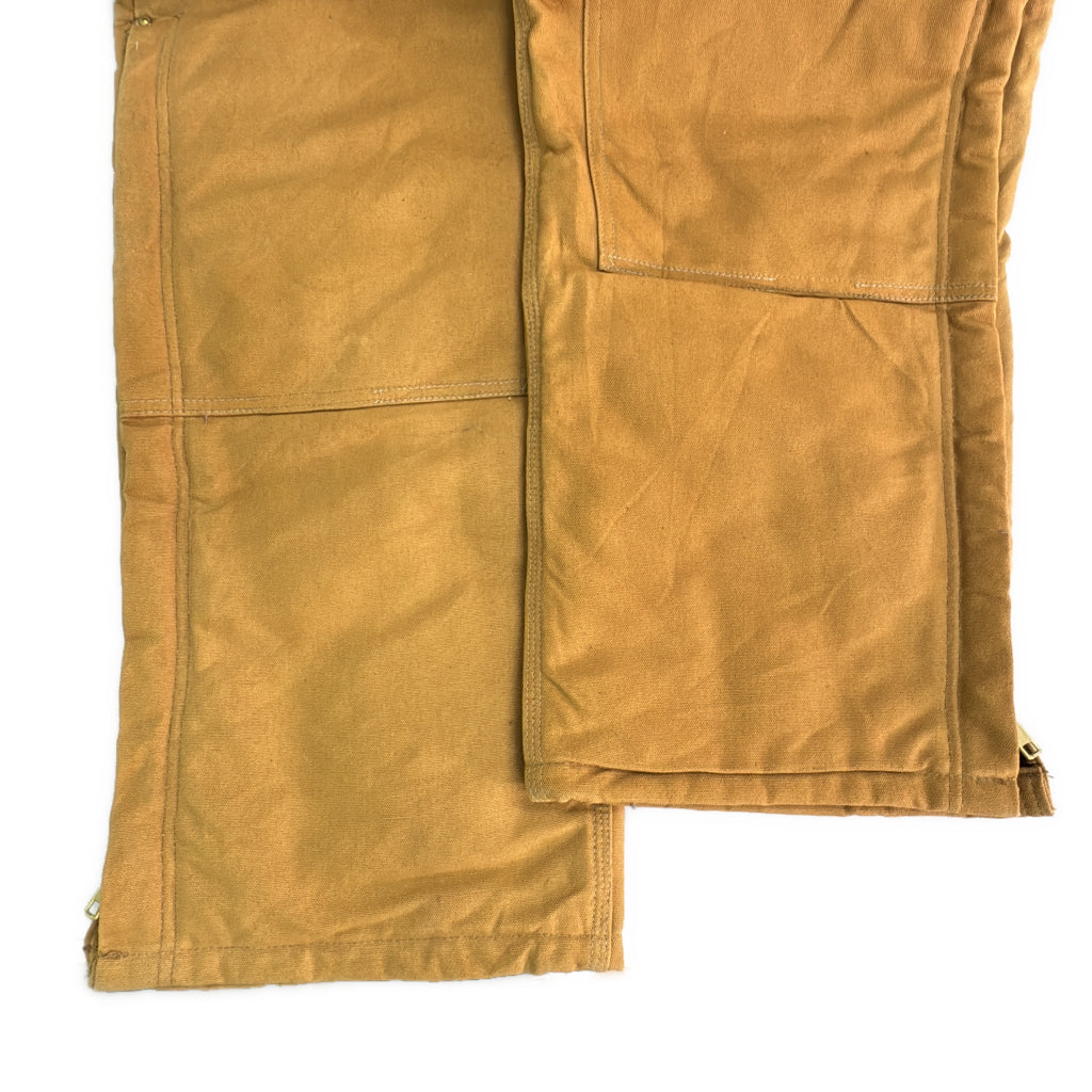 90s Carhartt Duck Double Knee Bib Overall Duck Coverall