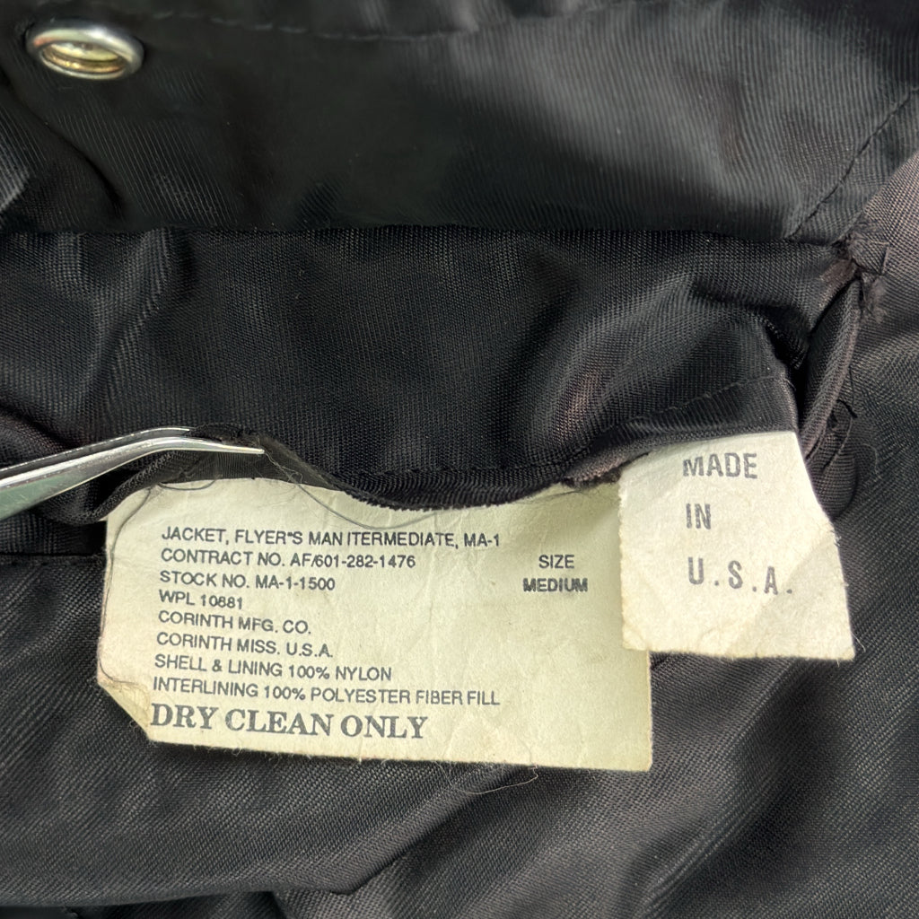 90s MA-1 Flight Jacket Military Jacket