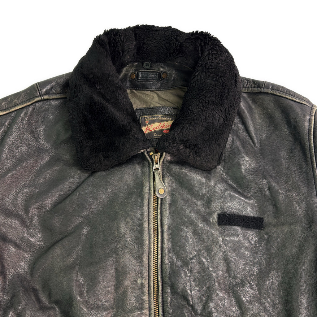 90s REDSKINS Leather Jacket