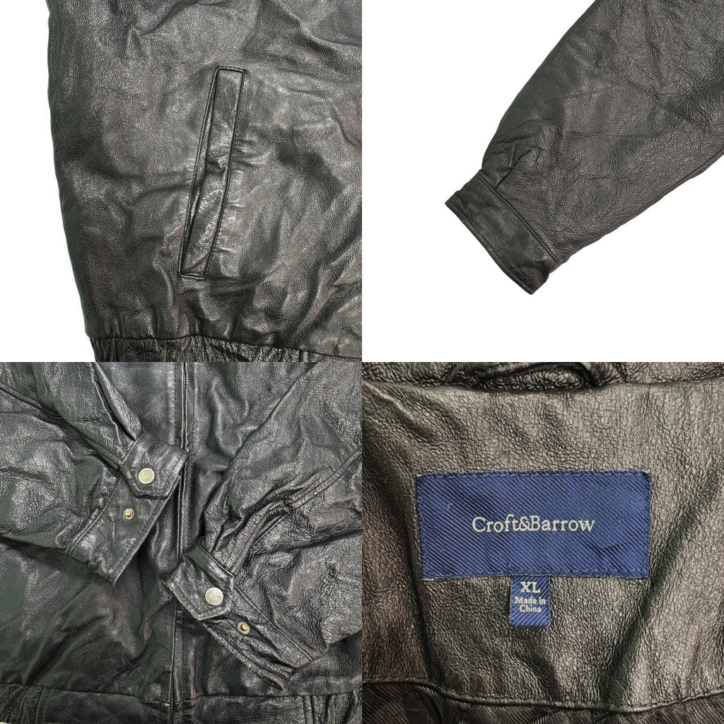 Croft & barrow Leather Jacket