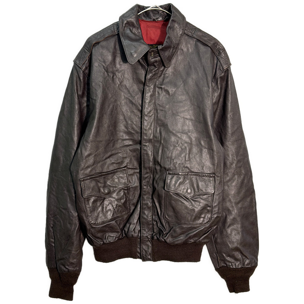 80s PROTECH A-2 Flight Jacket Military Jacket