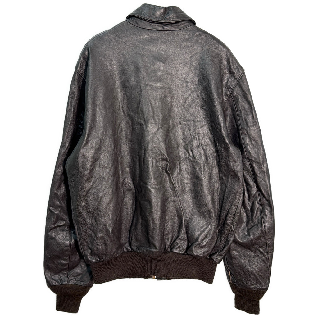 80s PROTECH A-2 Flight Jacket Military Jacket