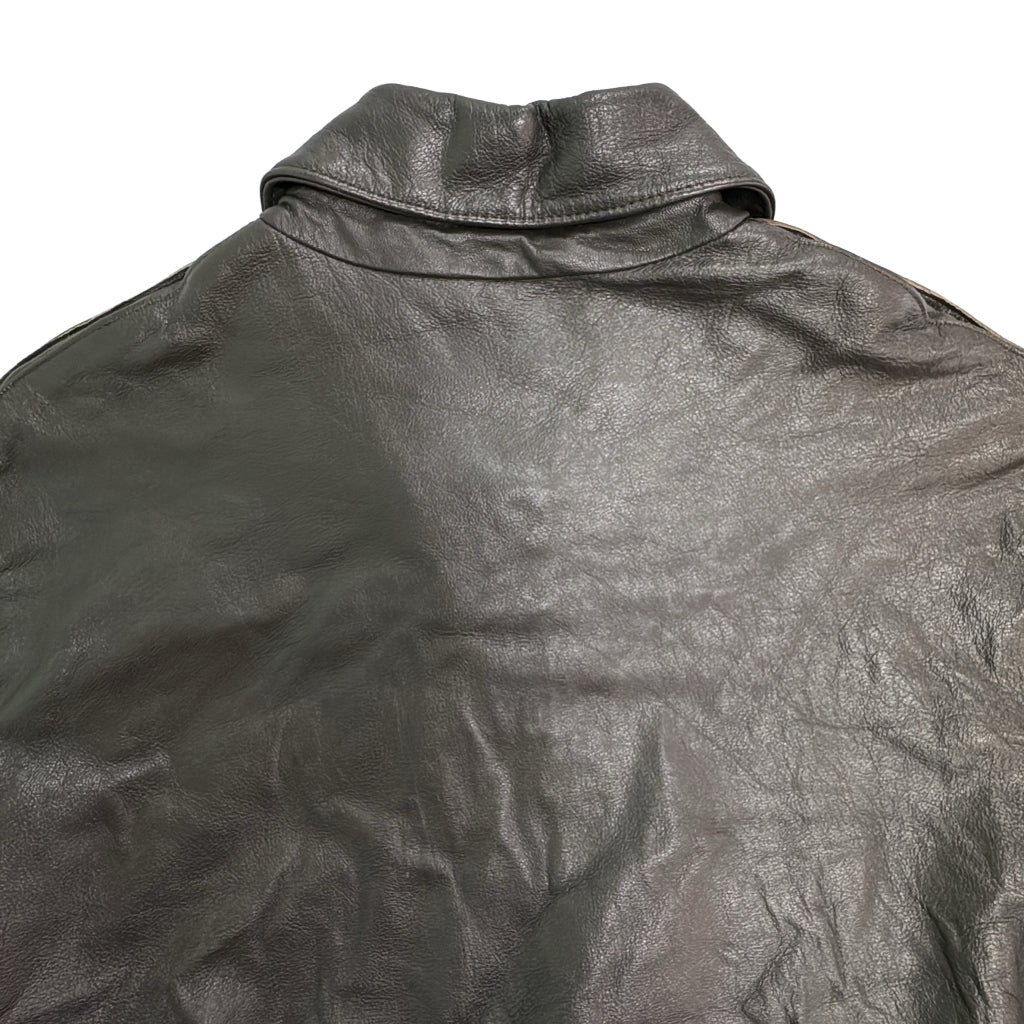 80s PROTECH A-2 Flight Jacket Military Jacket