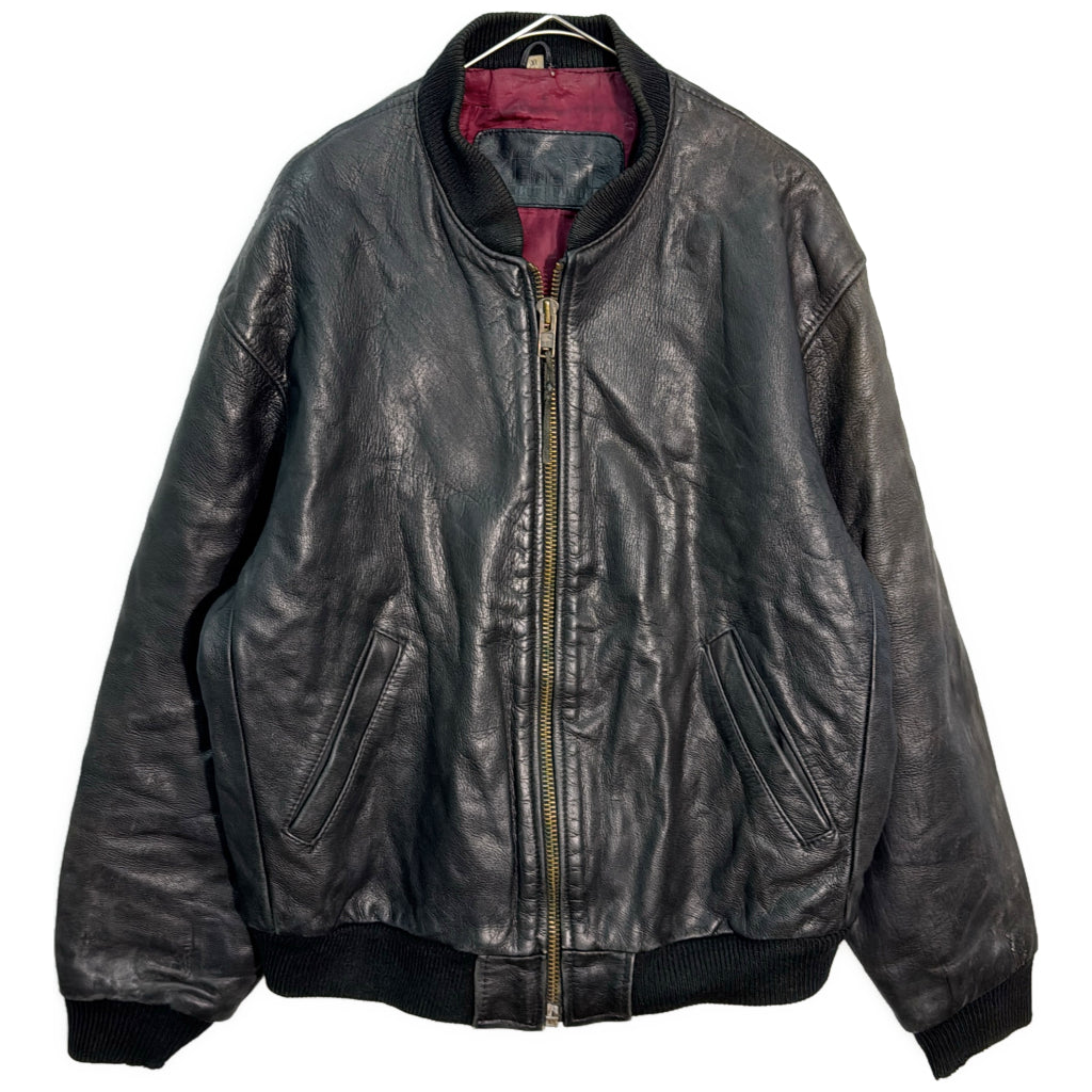 BENCAT Bomber Leather Jacket