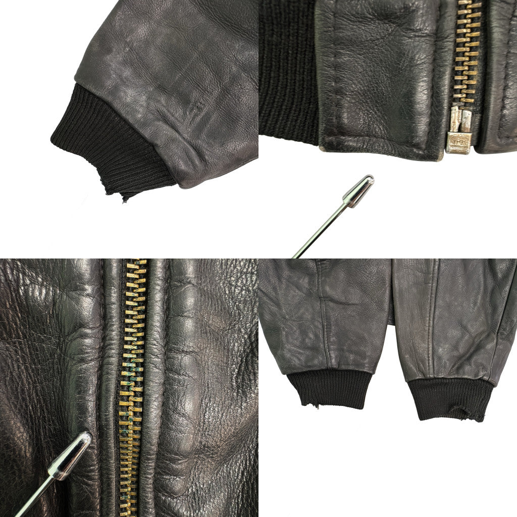 BENCAT Bomber Leather Jacket