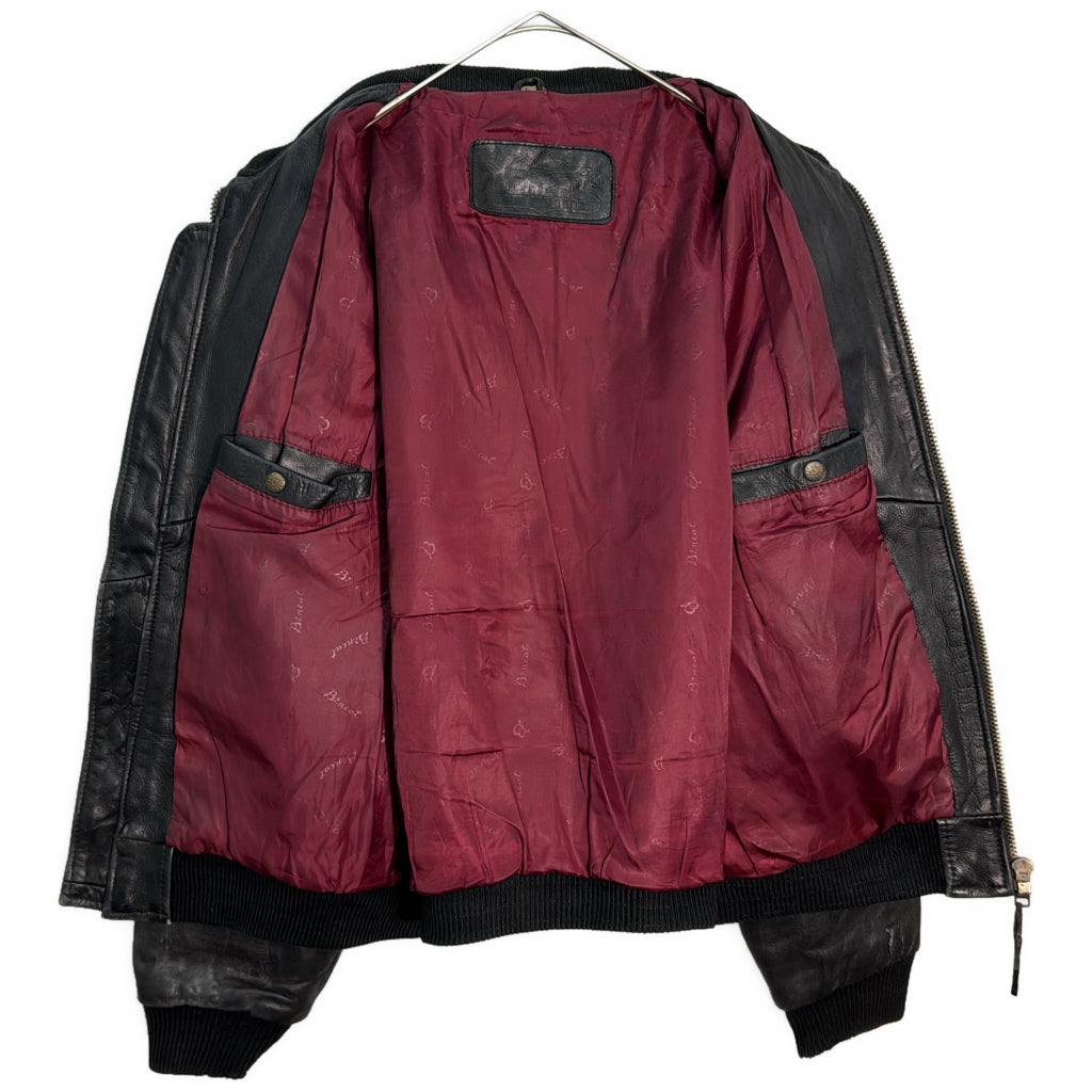 BENCAT Bomber Leather Jacket