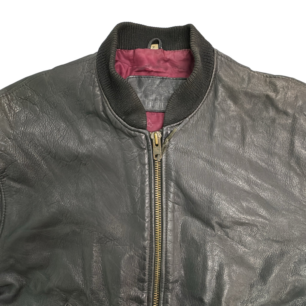 BENCAT Bomber Leather Jacket