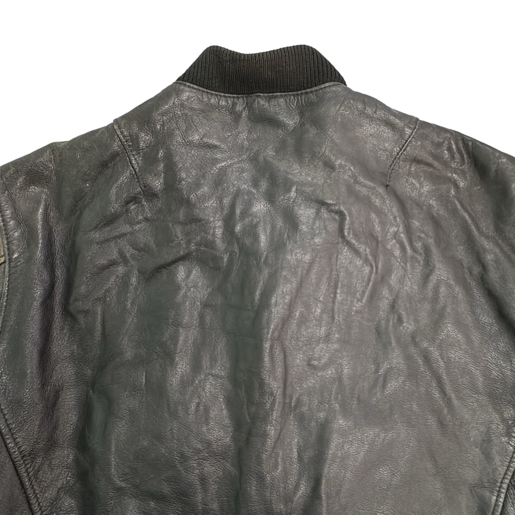 BENCAT Bomber Leather Jacket
