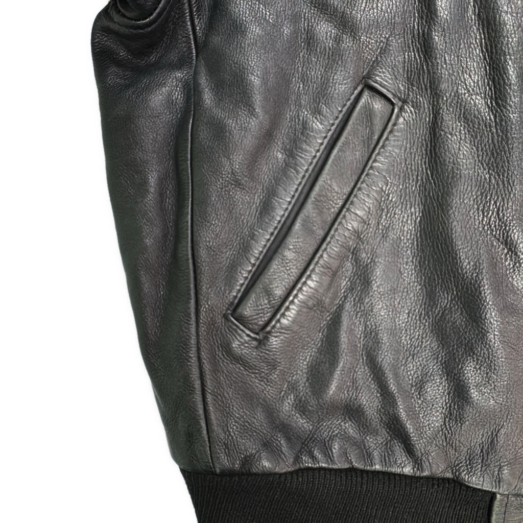 BENCAT Bomber Leather Jacket