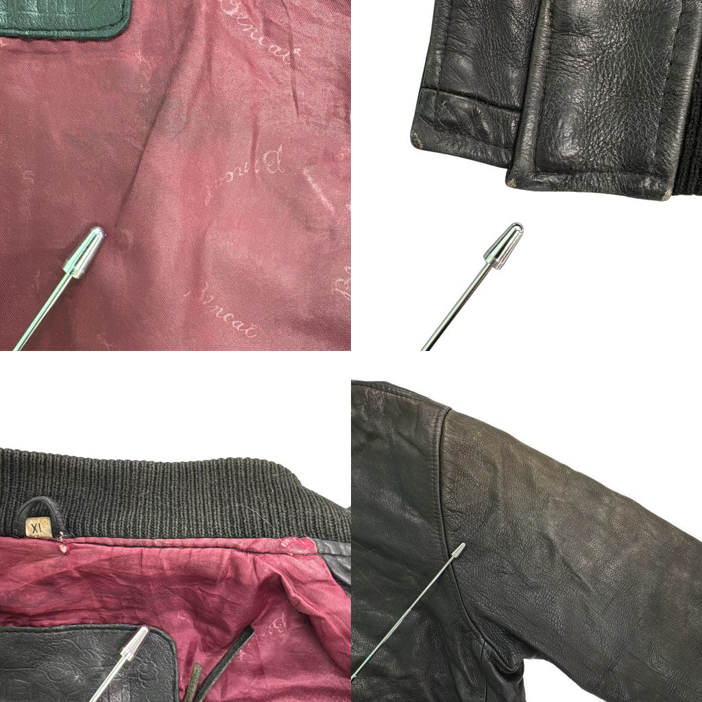 BENCAT Bomber Leather Jacket