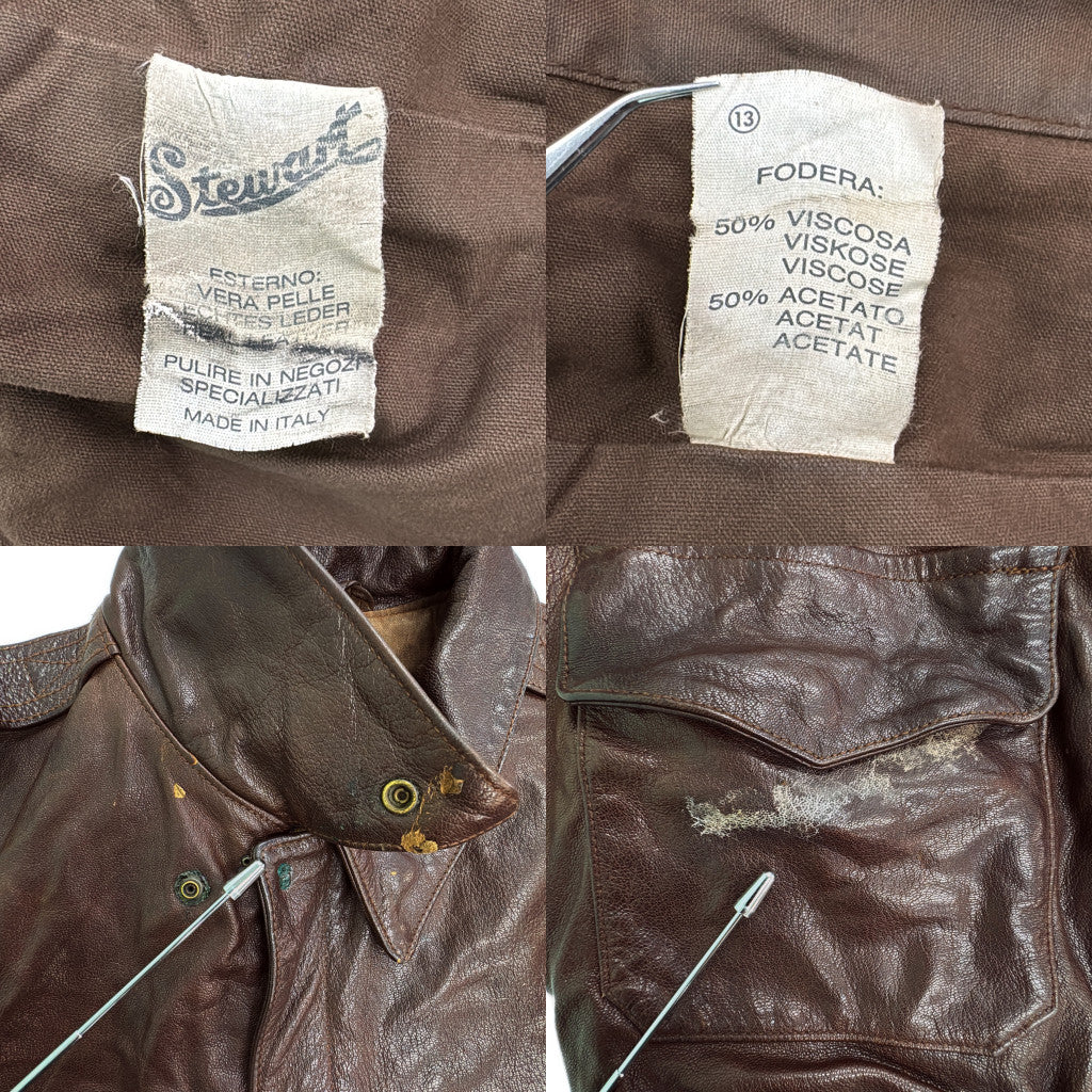 Stewart A-2 Flight Jacket Leather Jacket