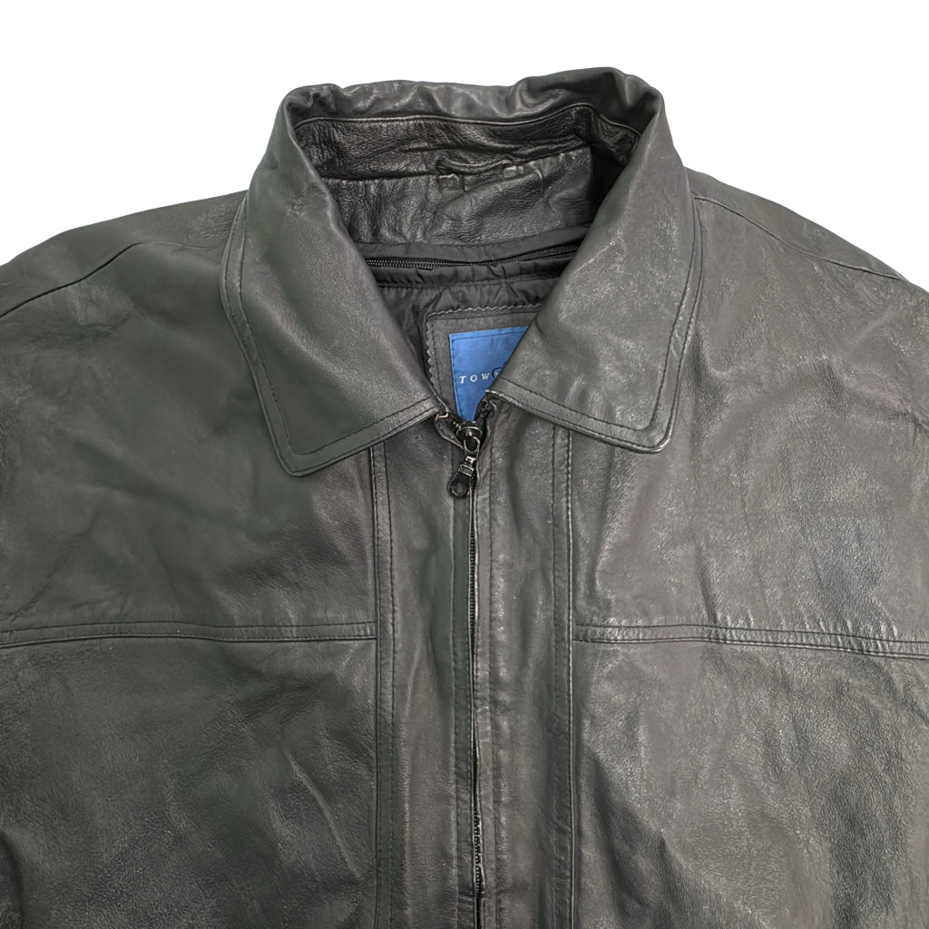 90s TOWNCRAFT Leather Jacket