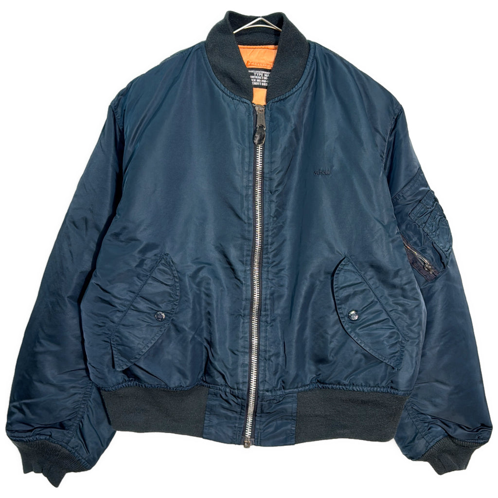 90s Schott MA-1 Flight Jacket Military Jacket