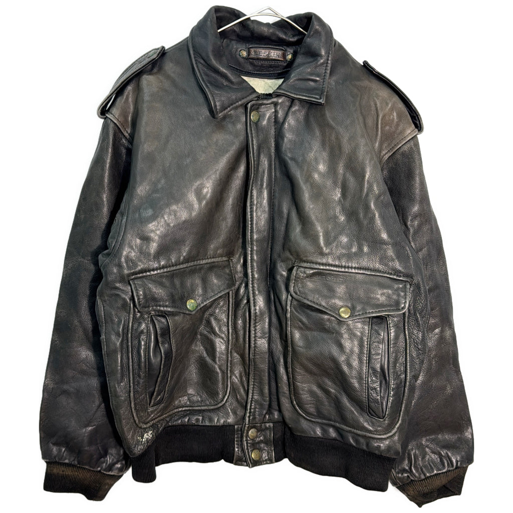 REDSKINS Bomber Leather Jacket