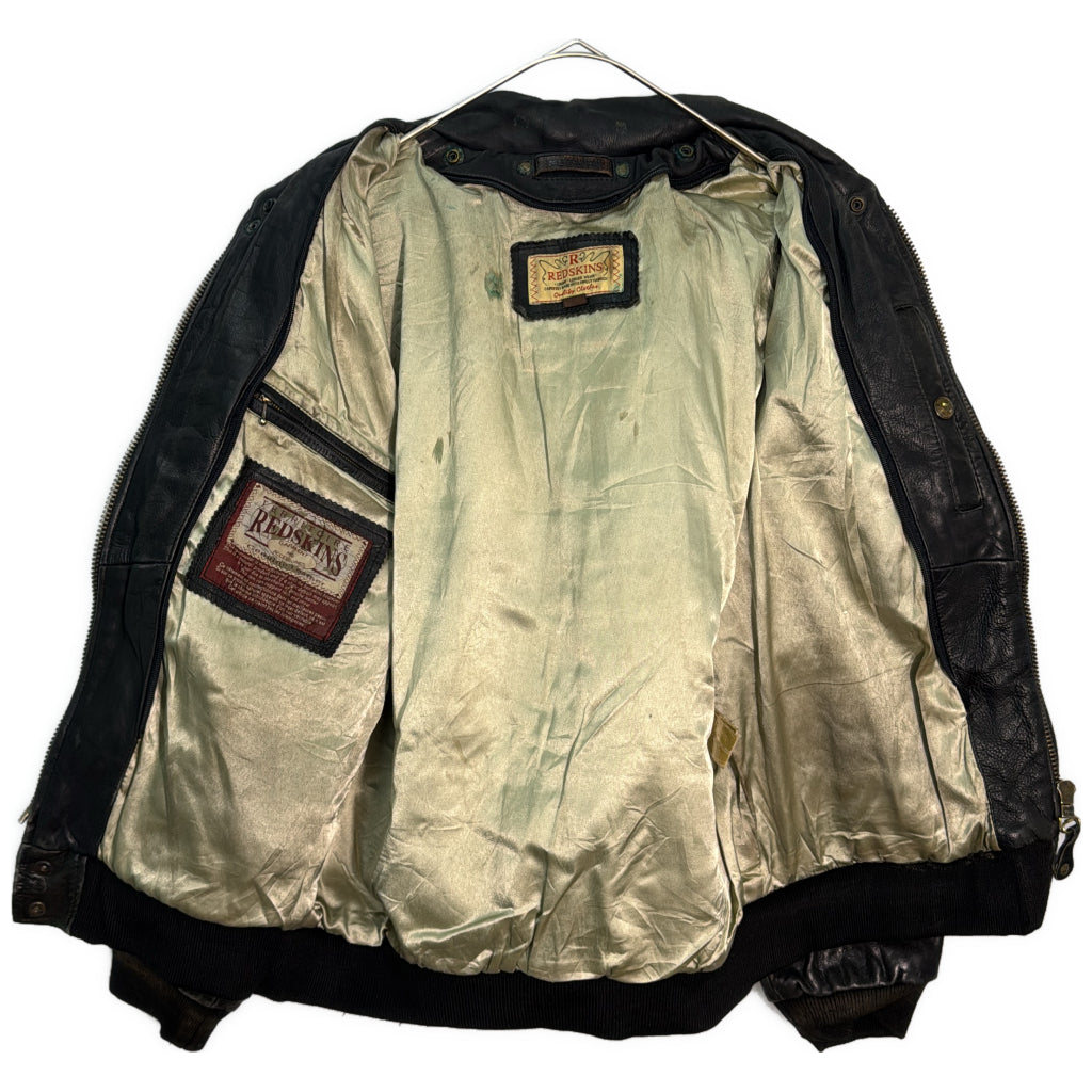 REDSKINS Bomber Leather Jacket