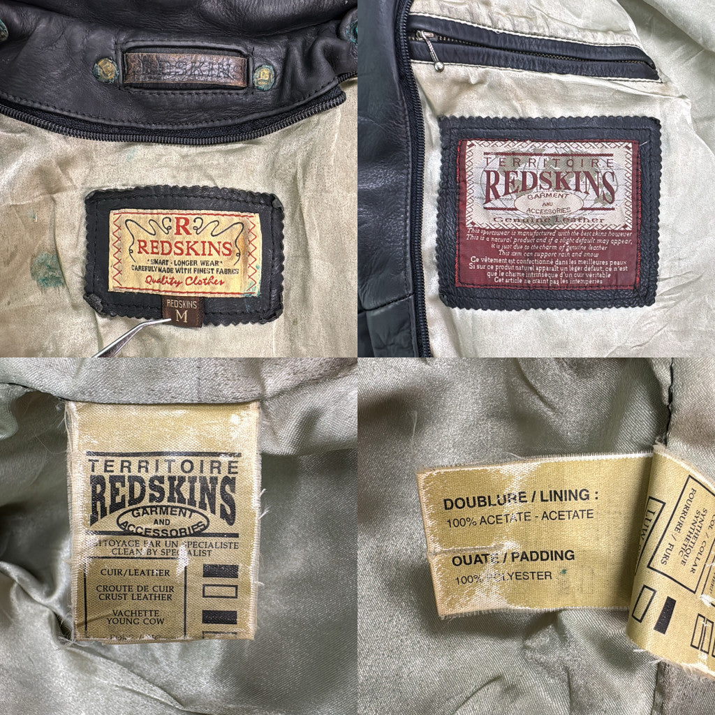 REDSKINS Bomber Leather Jacket