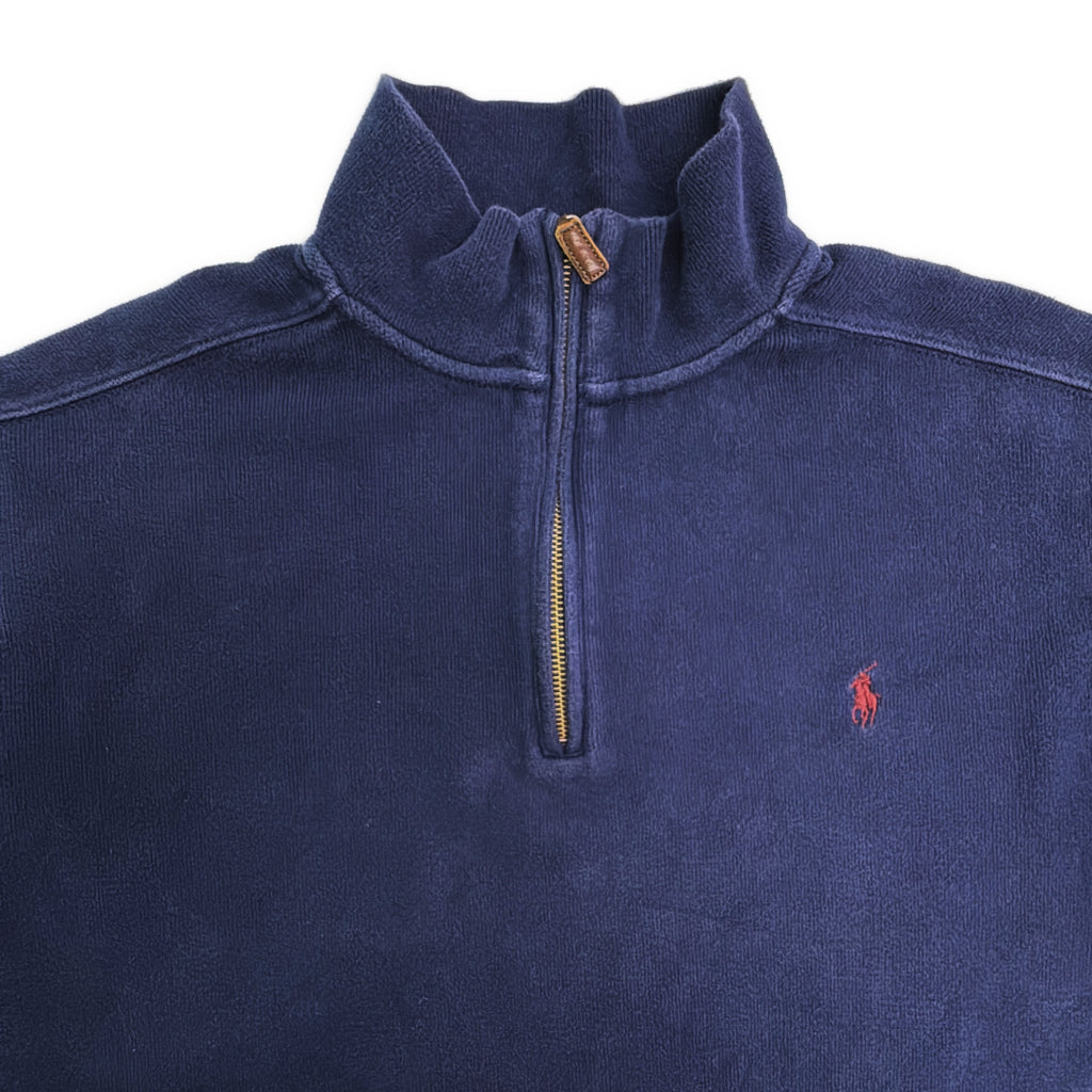 Polo by Ralph Lauren Half Zip Cotton Sweater Half Zip Sweater