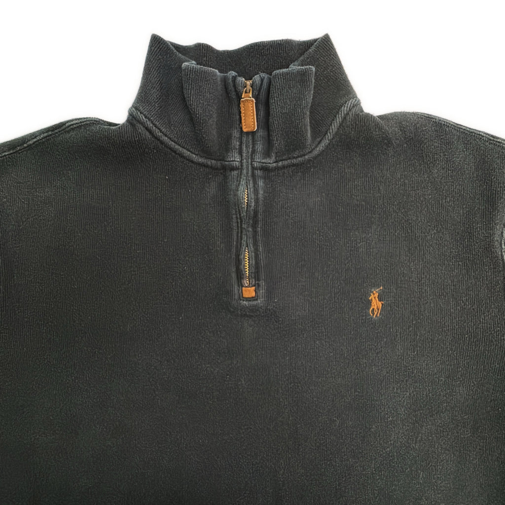 Polo by Ralph Lauren Half Zip Cotton Sweater Half Zip Sweater