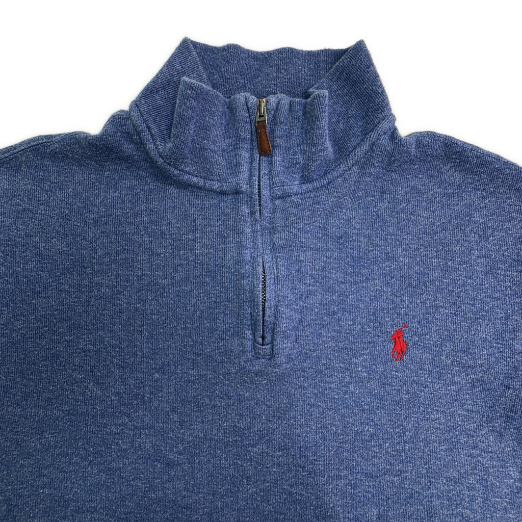 Polo by Ralph Lauren Half Zip Cotton Sweater Half Zip Sweater