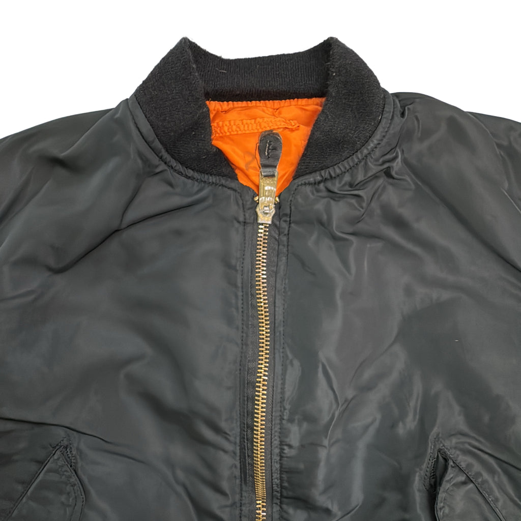 80s ALPHA INDUSTRIES MA-1 Flight Jacket Military Jacket