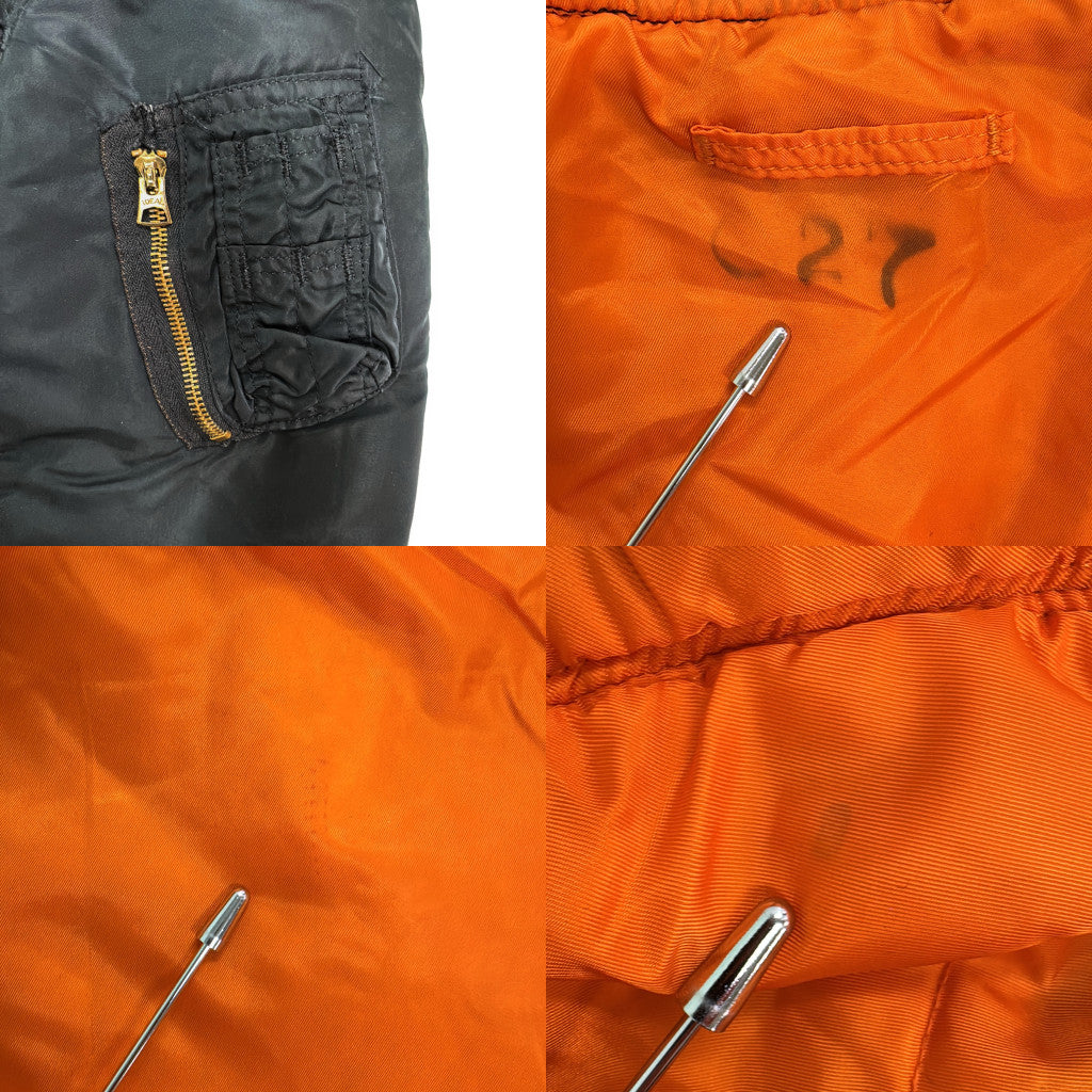 80s ALPHA INDUSTRIES MA-1 Flight Jacket Military Jacket