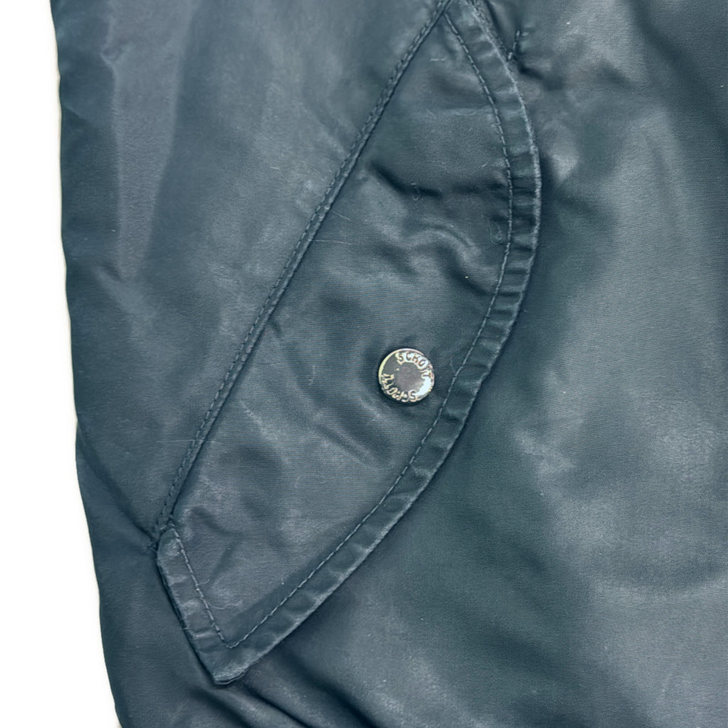 90s Schott MA-1 Flight Jacket Military Jacket