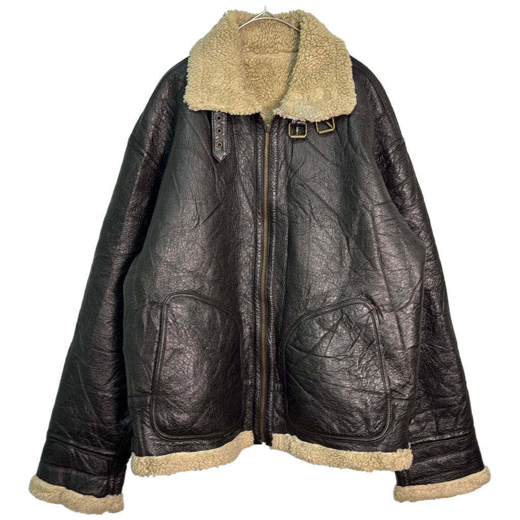 WILSONS LEATHER TYPE B-3 Mouton Leather Jacket