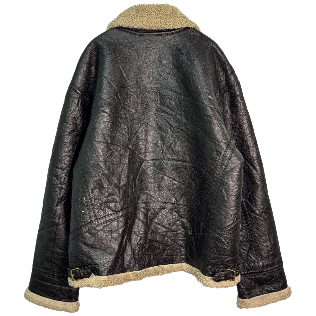 WILSONS LEATHER TYPE B-3 Mouton Leather Jacket