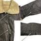 WILSONS LEATHER TYPE B-3 Mouton Leather Jacket