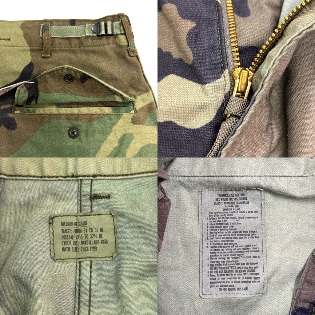 80s U.S.ARMY M-65 Field Trousers Military Pants