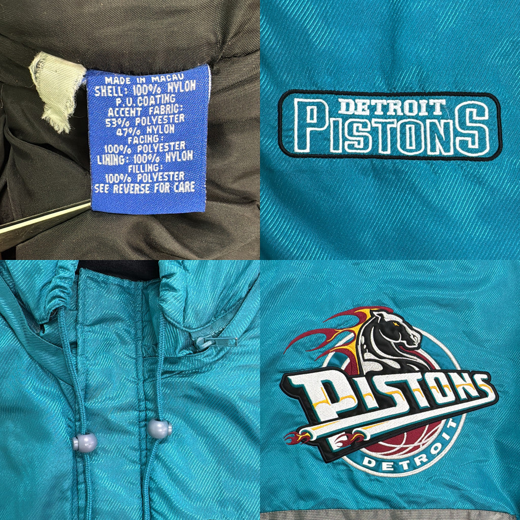 90s STARTER Detroit Pistons Stadium Jacket