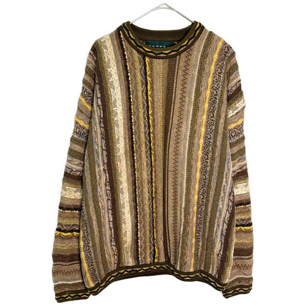 90s TUNDRA 3D Knit Sweater