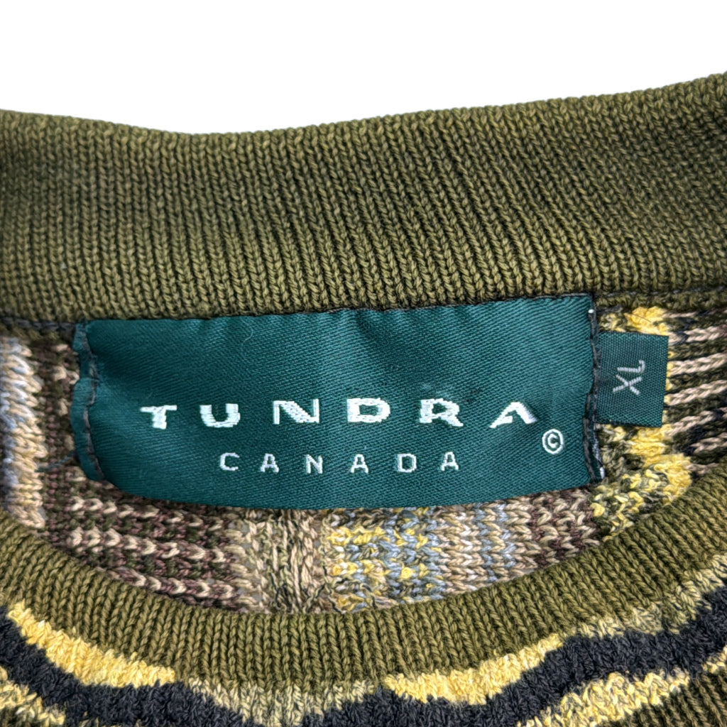 90s TUNDRA 3D Knit Sweater