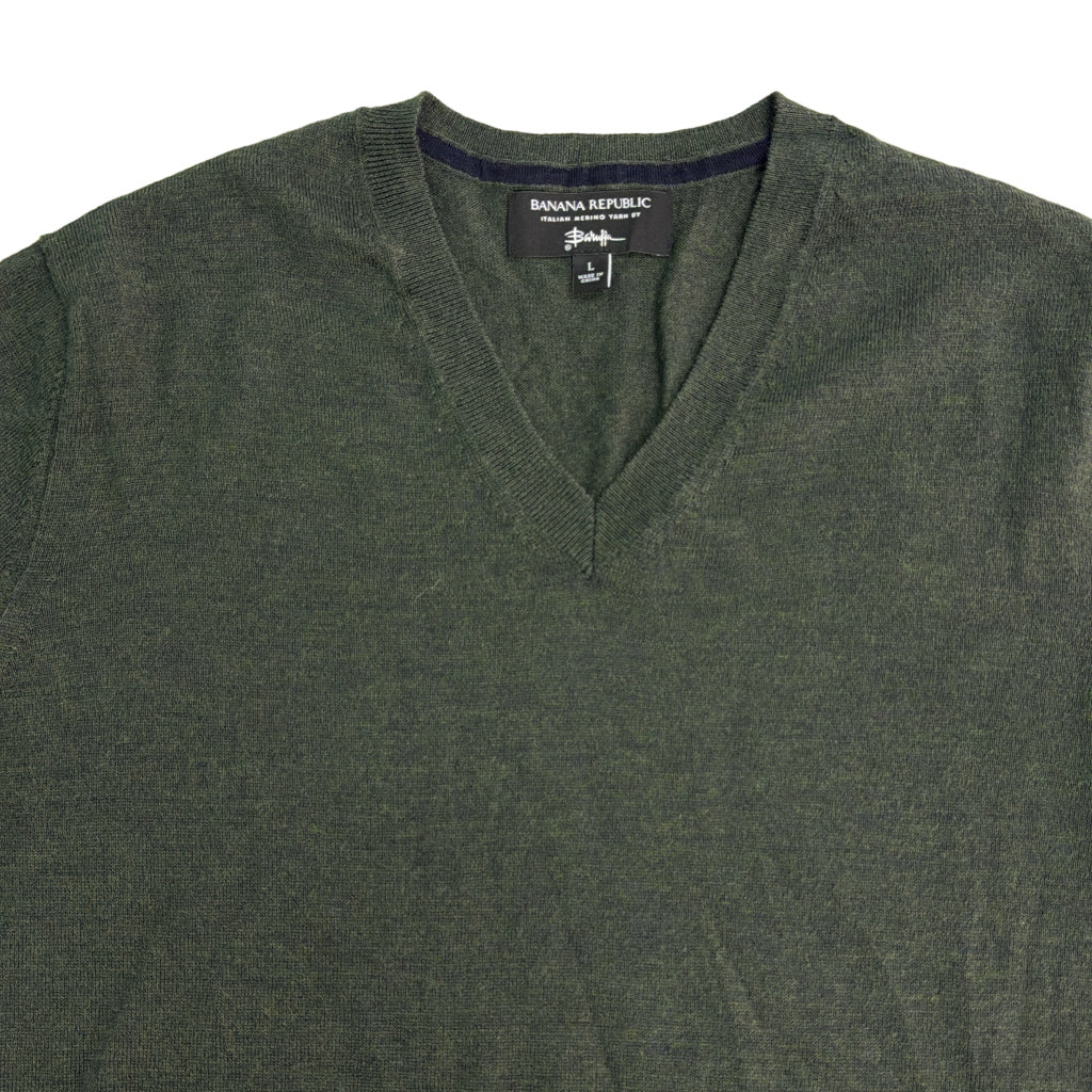 Banana Republic Baruffa V-Neck Sweater