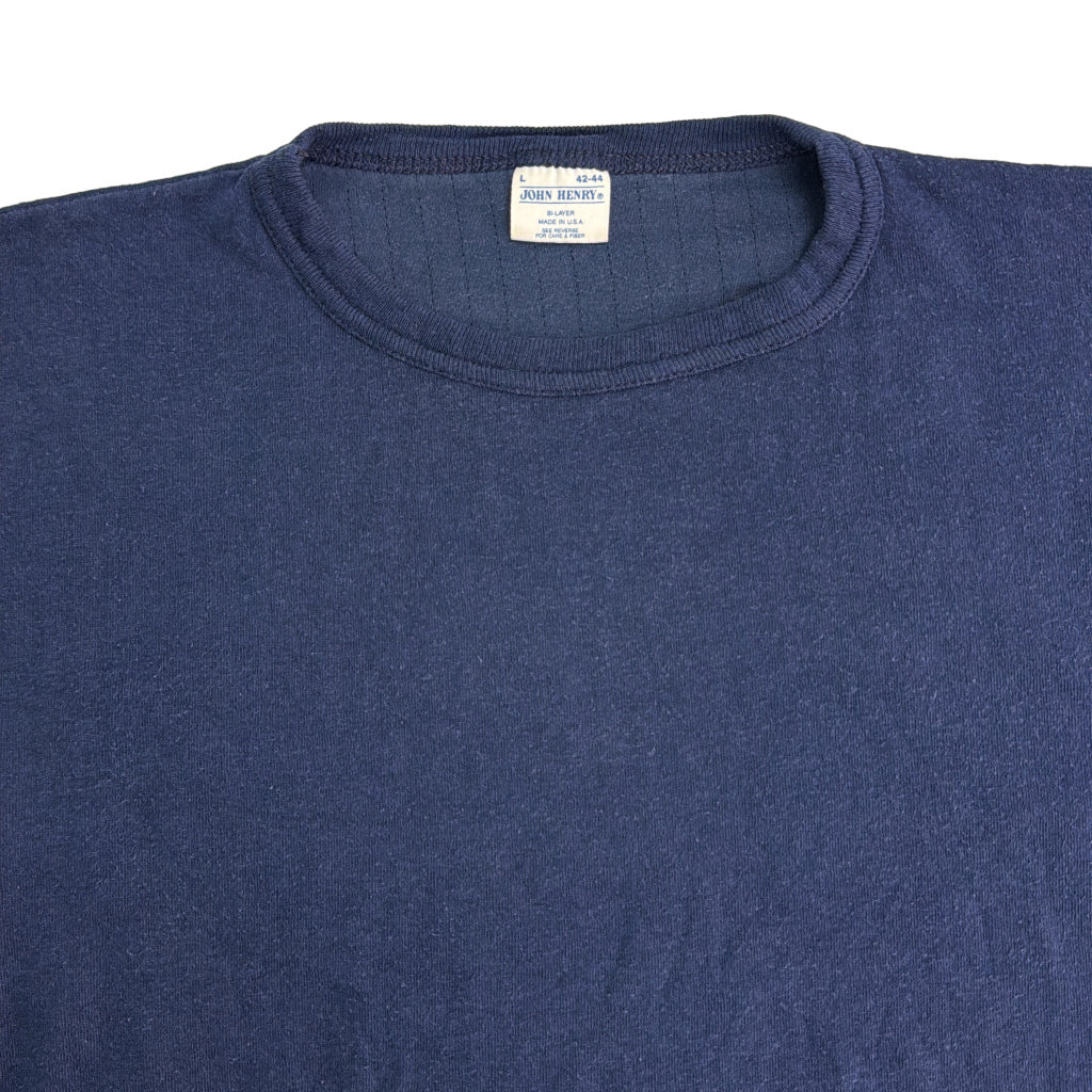 90s JOHN HENRY Plain Long Sleeve T-Shirt
