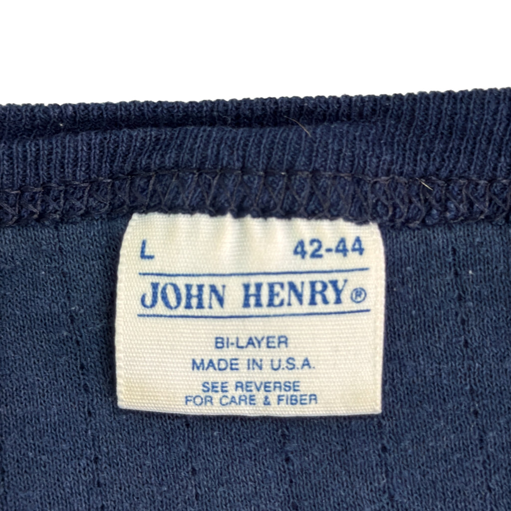 90s JOHN HENRY Plain Long Sleeve T-Shirt