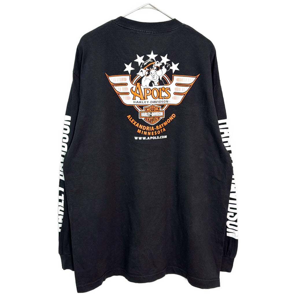 00s HARLEY DAVIDSON Long Sleeve T-Shirt
