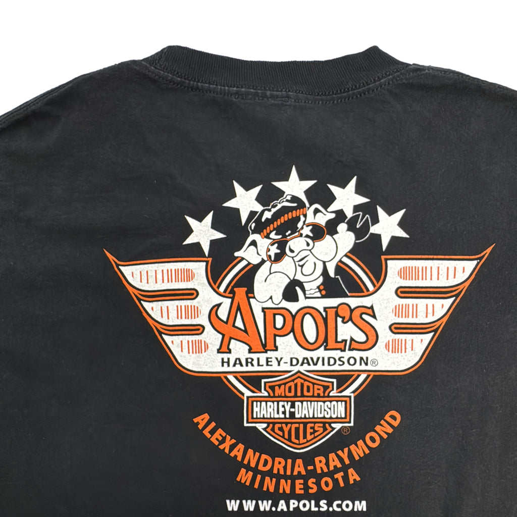 00s HARLEY DAVIDSON Long Sleeve T-Shirt