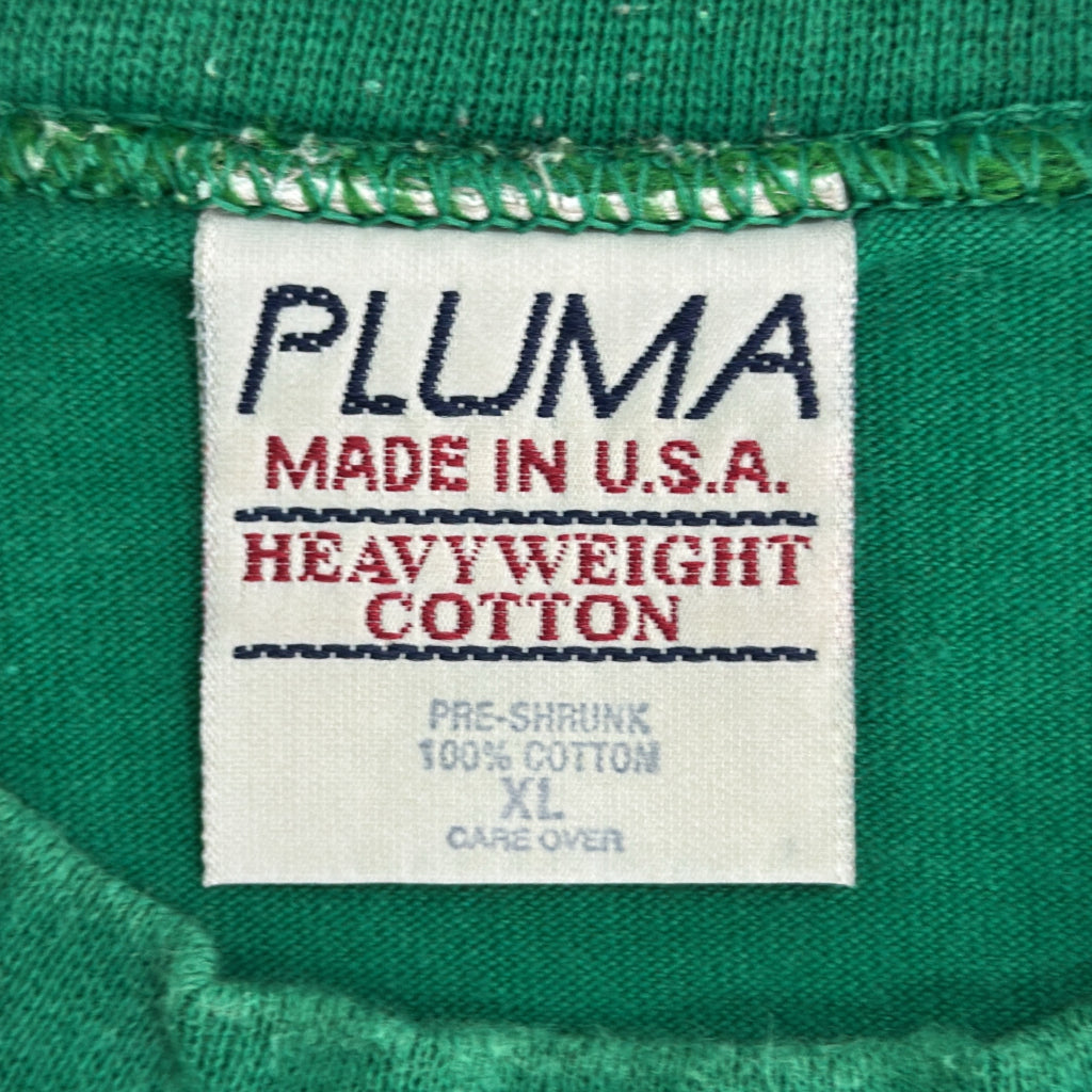 90s PLUMA Plain Long Sleeve T-Shirt