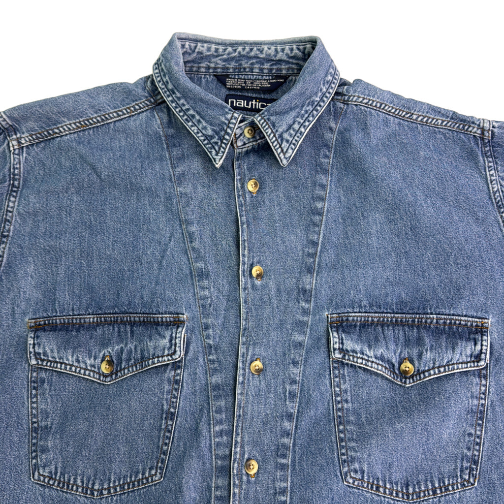 90s NAUTICA Denim Chambray Shirt