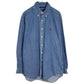RALPH LAUREN BLAIRE Denim Chambray Shirt