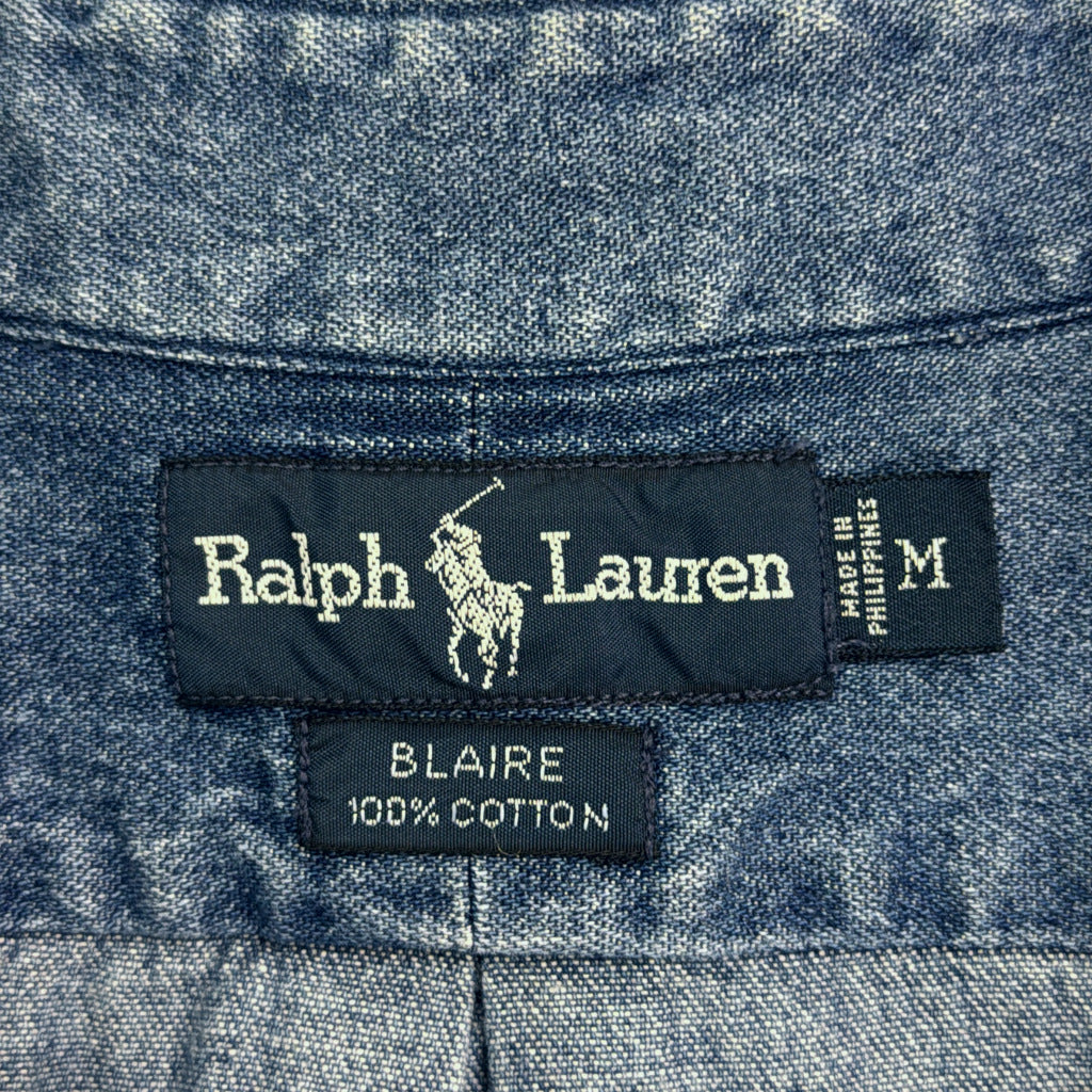 RALPH LAUREN BLAIRE Denim Chambray Shirt