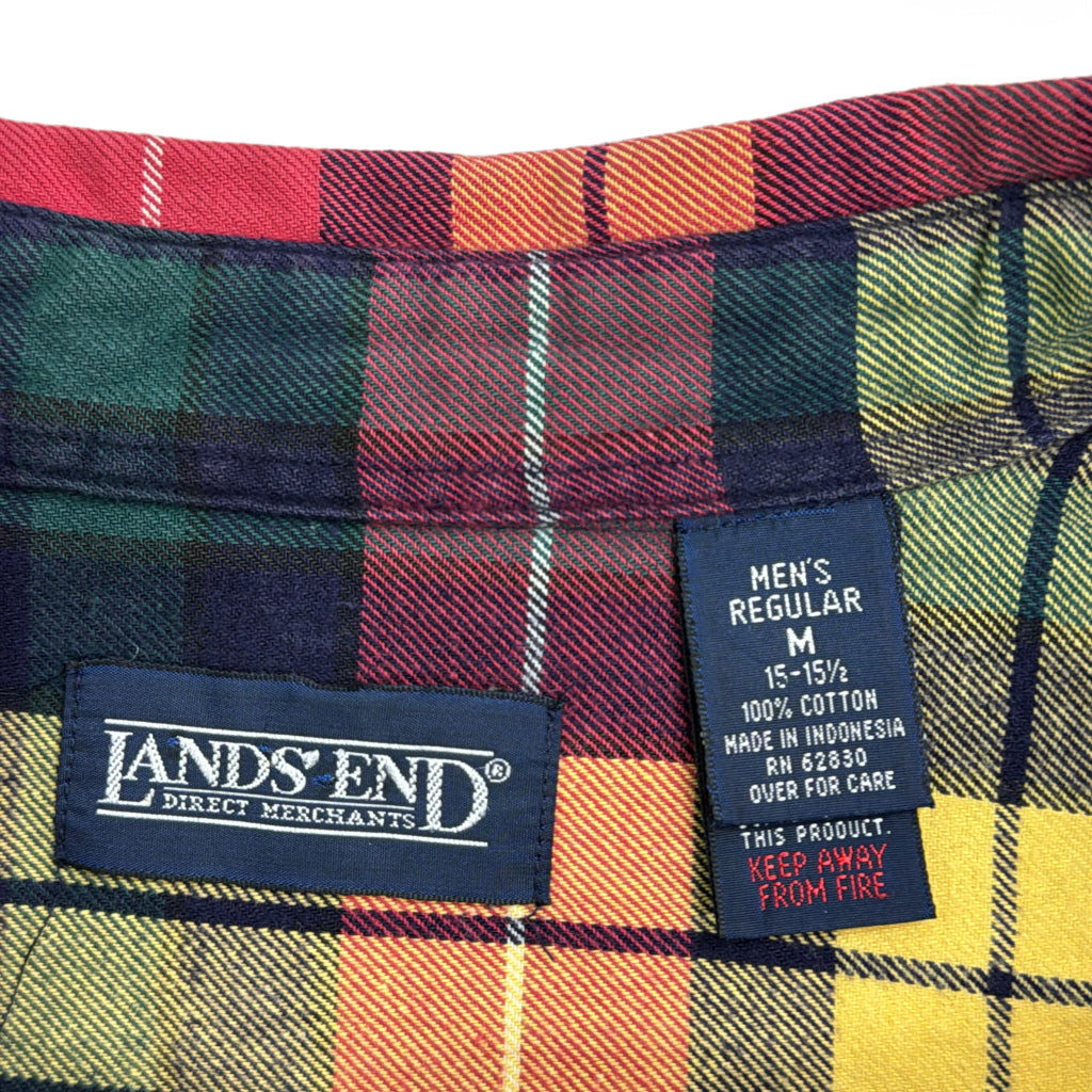 LANDS' END Check Shirt