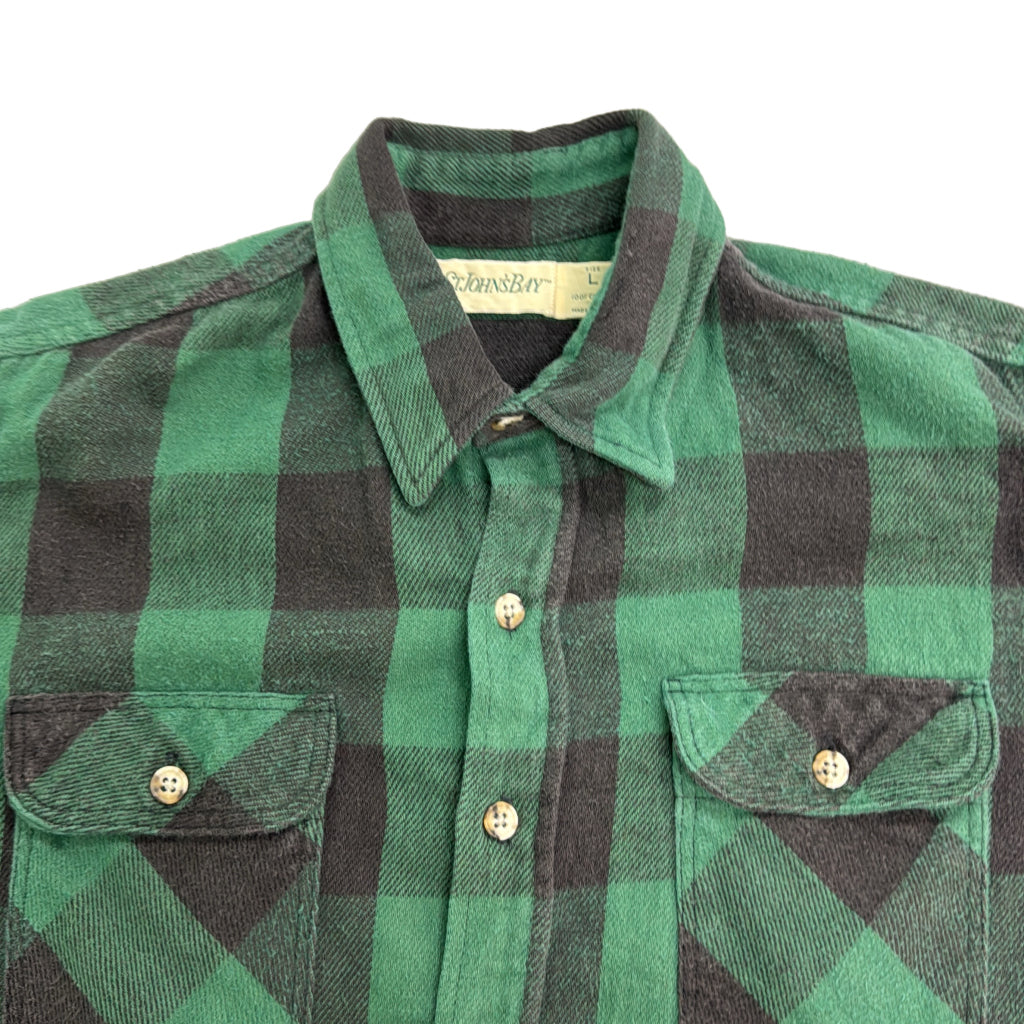 90s ST.JOHN'S BAY Flannel Shirt