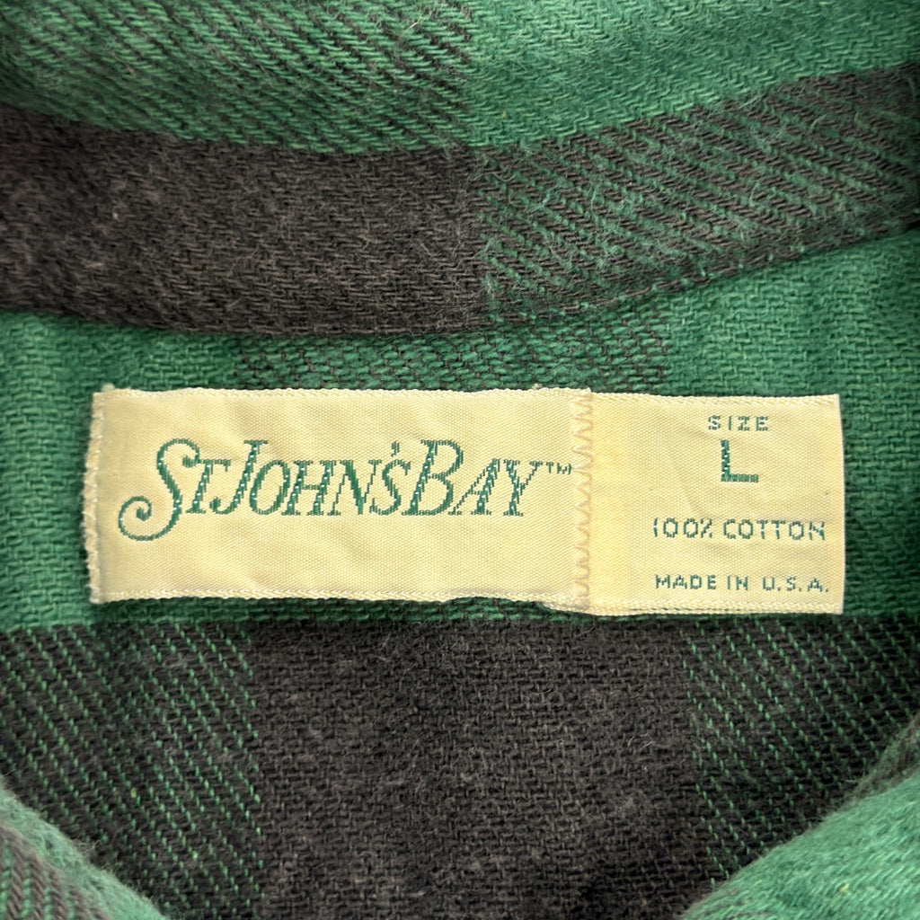 90s ST.JOHN'S BAY Flannel Shirt