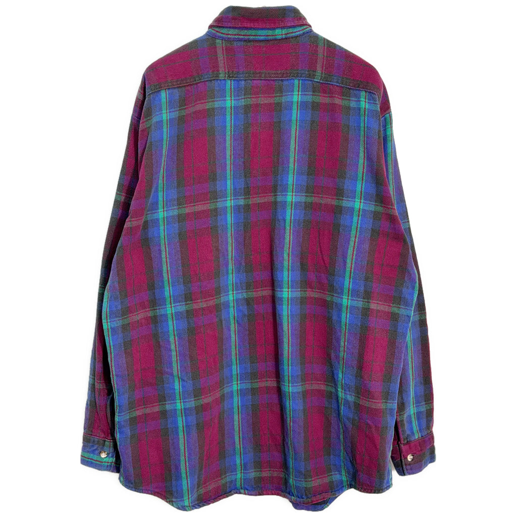 90s FIVE BROTHER Flannel Shirt