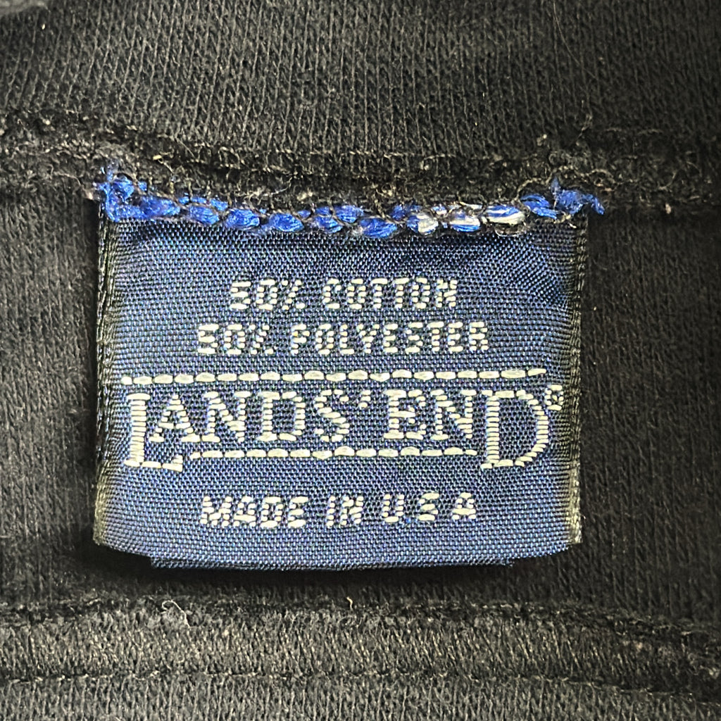 90s LANDS' END Plain Long Sleeve T-Shirt