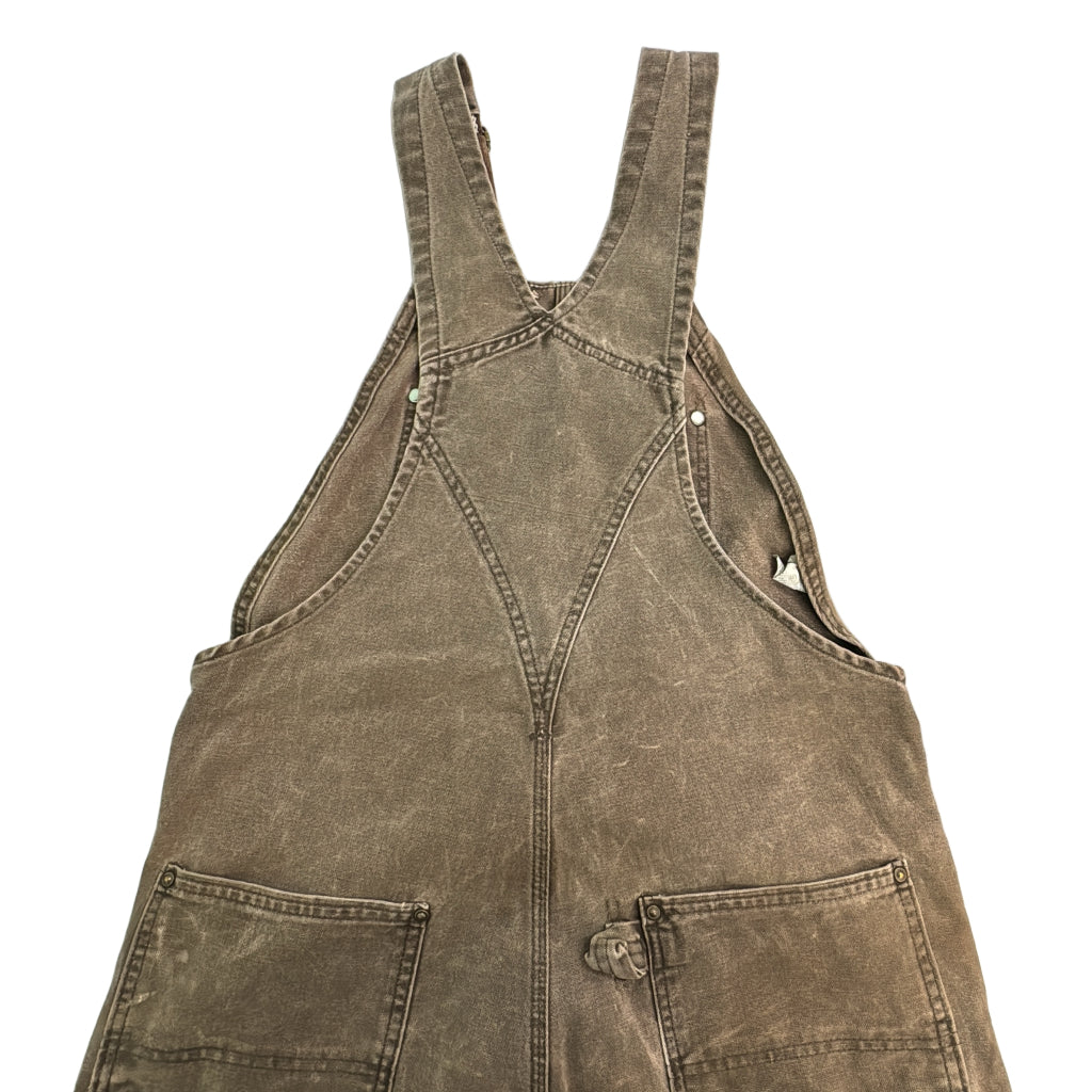 90s Carhartt Duck Double Knee Bib Overall Duck Overall