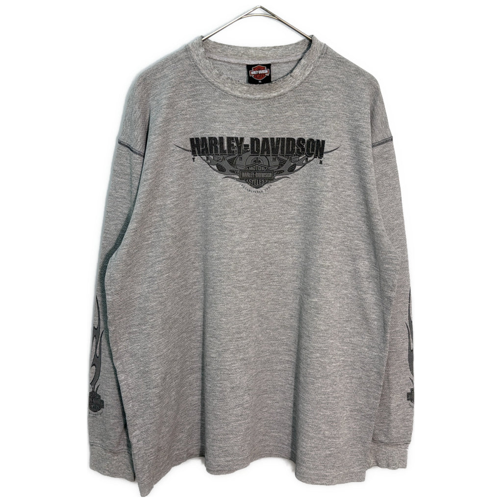 00s HARLEY DAVIDSON Motorcycle Long Sleeve T-Shirt